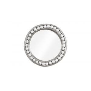 Phillips Collection - Pearl Mirror, Silver Leaf, Round - PH104196