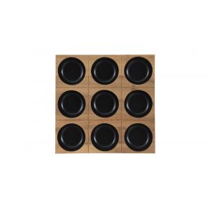 Phillips Collection - Puka Wall Tile 3x3, Black - TH64928