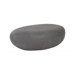 Phillips Collection - River Stone Coffee Table, Charcoal Stone, Small - PH104192