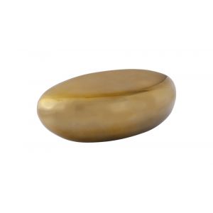 Phillips Collection - River Stone Coffee Table, Liquid Gold, Small - PH67799