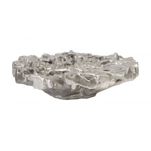 Phillips Collection - Root Cast Coffee Table, Antique Silver Leaf, SM, Round - PH79106