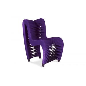 Phillips Collection - Seat Belt Dining Chair, Purple - B2061PU