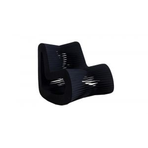 Phillips Collection - Seat Belt Rocking Chair, Black/Black - B2063BB