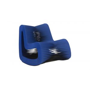 Phillips Collection - Seat Belt Rocking Chair, Blue/Black - B2063BL