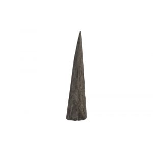 Phillips Collection - Shark Tooth Sculpture, Large, Gray Stone Finish - TH92144