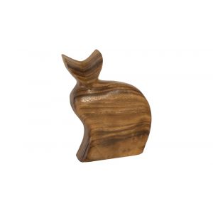 Phillips Collection - Sitting Cat Sculpture, Natural - TH95612