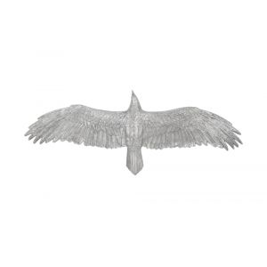 Phillips Collection - Soaring Eagle Wall Art, Resin, Silver Leaf, LG - PH94502