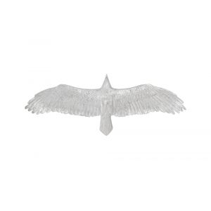 Phillips Collection - Soaring Eagle Wall Art, Resin, Silver Leaf, SM - PH97144