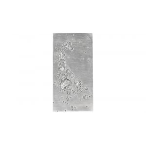 Phillips Collection - Splotch Wall Art, Rectangle, Silver Leaf - PH94492
