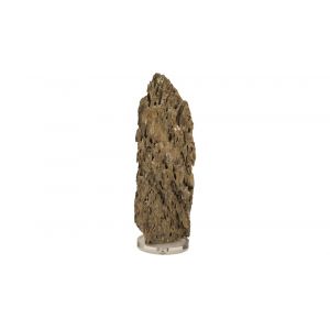 Phillips Collection - Stalagmite Sculpture Natural, LG, Glass Base,  Assorted Size and Shape - CH82564
