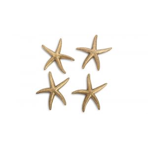 Phillips Collection - Starfish, Gold Leaf (Set of 4) - SM - PH67527