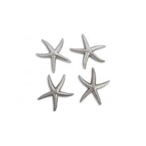 Phillips Collection - Starfish, Silver Leaf (Set of 4) - SM - PH67528