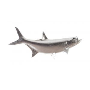 Phillips Collection - Tarpon Fish Wall Sculpture, Resin, Silver Leaf - PH66834