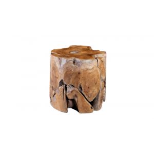 Phillips Collection - Teak Chunk Stool, Round - ID65141