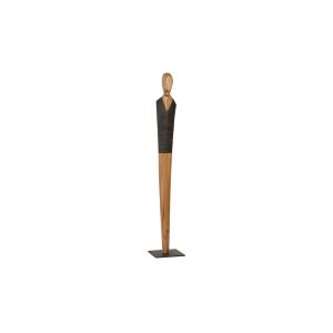 Phillips Collection - Vested Male Sculpture, Large, Chamcha, Natural, Black, Copper - TH95606
