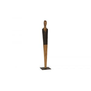 Phillips Collection - Vested Male Sculpture, Medium, Chamcha, Natural, Black, Copper - TH96241