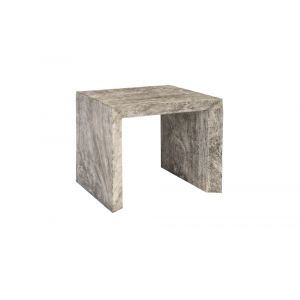 Phillips Collection - Waterfall Side Table, Gray Stone - TH101897