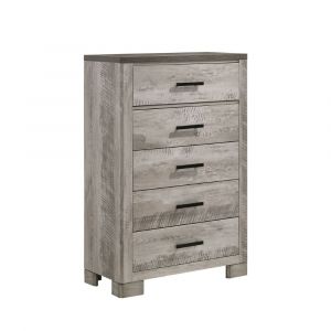 Picket House Furnishings Adam 5-Drawer Chest in Gray - MC300CH