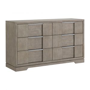 Picket House Furnishings - Argo 6-Drawer Dresser in Grey - B-9770-3-DR