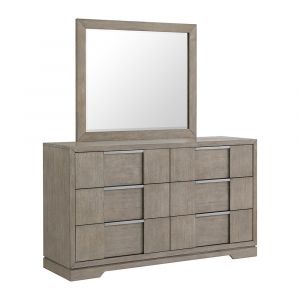 Picket House Furnishings - Argo Dresser and Mirror Set in Grey - B-9770-3-DRMR