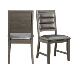 Picket House Furnishings - Aria Standard Height Side Chair in Gray - (Set of 2) - DFH100SC
