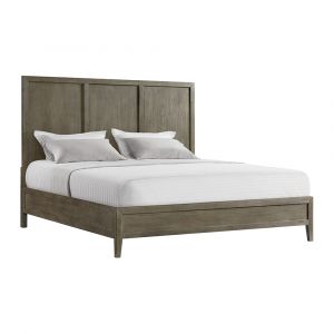 Picket House Furnishings - Armes King Bed with Low Footboard in Grey - B-3690-3-KB1