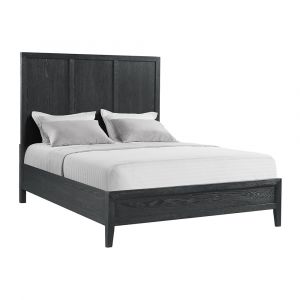 Picket House Furnishings - Armes Queen Bed with Low Footboard in Black - B-3690-8-QB1
