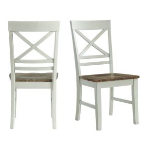 Picket House Furnishings - Bedford Standard Height Side Chair in Natural (Set of 2) - DEP400SC