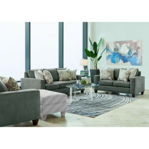 Picket House Furnishings - Boha 3PC Set with Sofa, Loveseat, and Chair in Jessie Charcoal - U-409-8251-3PC