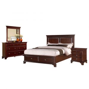 Picket House Furnishings - Brinley 4 Piece Queen Bedroom Set - CN350QB4PC