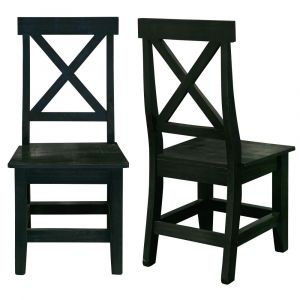 Picket House Furnishings - Brixton Wooden Side Chair in Grey - (Set of 2) - M-22130-SC