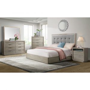 Picket House Furnishings - Cadia King 3PC Bedroom Set in Grey - B-3430-5-KB-3PC