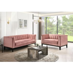 Picket House Furnishings - Calabasas 2PC Living Room Set in Rose - UCI36822PC