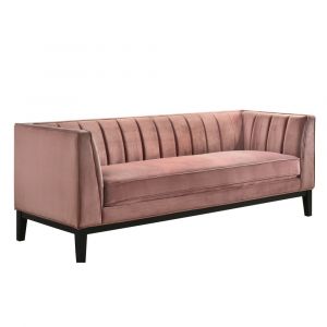 Picket House Furnishings - Calabasas Sofa in Rose - UCI3682302