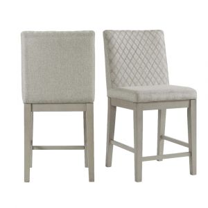 Picket House Furnishings - Calderon Counter Height Side Chair in Gray - (Set of 2) - D.12040.CSC3