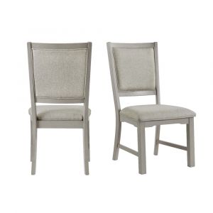 Picket House Furnishings - Calderon Side Chair in Gray - (Set of 2) - D.12040.SC1