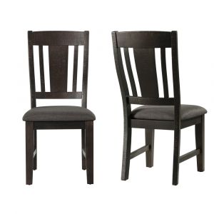 Picket House Furnishings - Carter Side Chair in Dark Gray (Set of 2) - DCS100SC