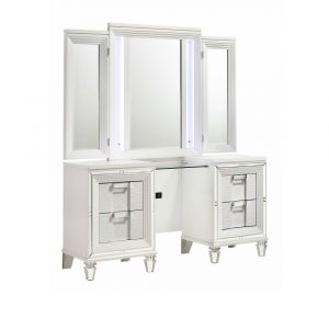 Picket House Furnishings - Charlotte 3PC Vanity Set in White - TN700VT3PC