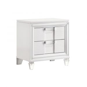 Picket House Furnishings - Charlotte Youth 2-Drawer Nightstand in White - TN777NS