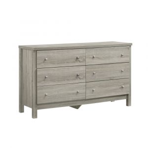 Picket House Furnishings - Cian 6-Drawer Dresser in Grey - B-10253-DRE