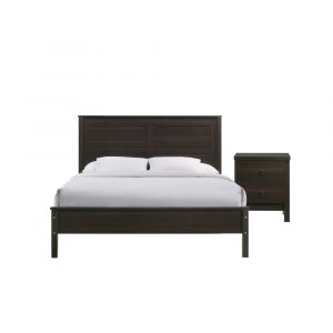 Picket House Furnishings - Cian Queen Panel 2PC Bedroom Set in Espresso - B-10255E-2PC