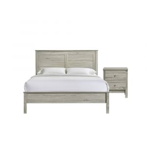 Picket House Furnishings - Cian Queen Panel 2PC Bedroom Set in Grey - B-10253E-2PC