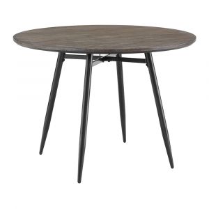 Picket House Furnishings - Clover Round Dining Table in Black - D-1850-8-DT