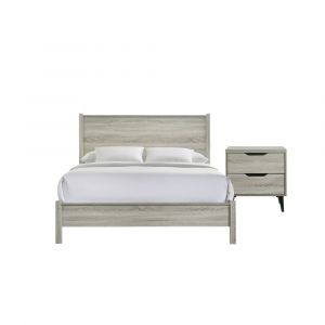 Picket House Furnishings - Cohen Queen Panel 2PC Bedroom Set in Grey - B-4823E-2PC