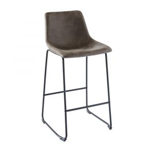 Picket House Furnishings - Collins Metal Bar Stool in Gray (Set of 2) - BWS900BSE
