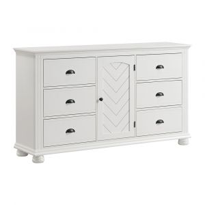 Picket House Furnishings - Conaughey 6-Drawer Dresser in White - B-9340-7-DR