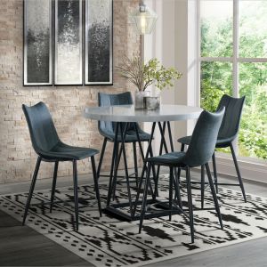 Picket House Furnishings - Conner 5PC Counter Height Dining Set-Table and Four Chairs - CDRK1505PC