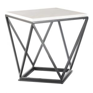 Picket House Furnishings - Conner Square End Table in Black - CRK100ETE