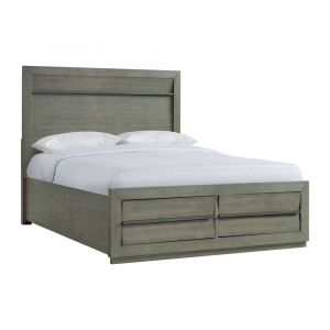 Picket House Furnishings - Cosmo Queen Storage Bed in Grey - B-25263-QSB