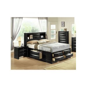Picket House Furnishings - Dana Queen 3PC Bedroom Set in Black - EM870QB3PC